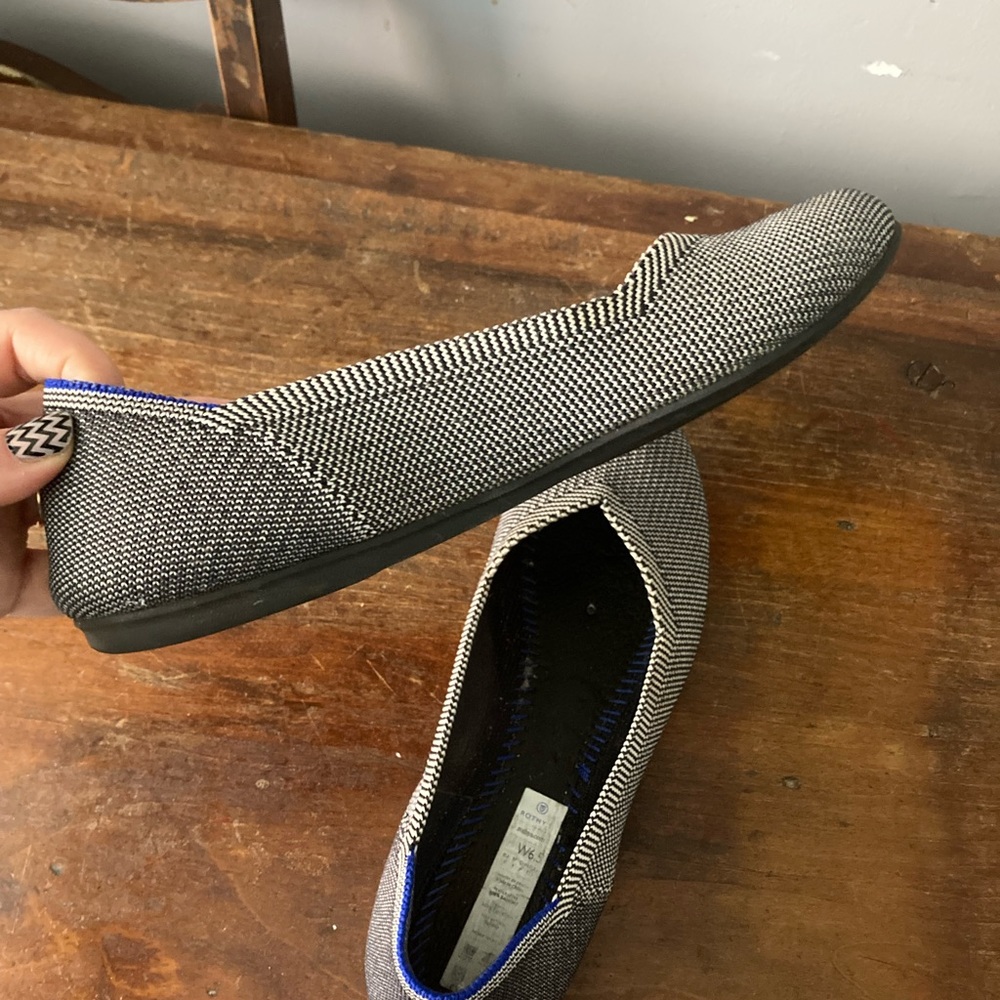 SOLD Grey Birdseye “The Flat” Women’s Size 6.5 - EUC! - Picture 5 of 16